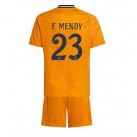 Real Madrid Ferland Mendy #23 Bortatröja Barn 2024-25 Kortärmad (+ Korta byxor)